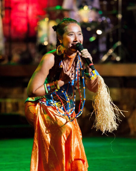 A voice shaped by Brazil and the world, Katia Moraes uses music as a language of belonging