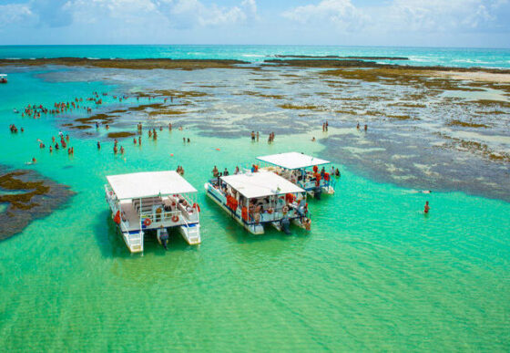 Maragogi offers crystal-clear waters and natural pools, making it a perfect tropical paradise for relaxation and romance.