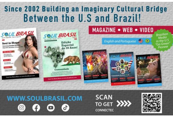 A Soul Brasil nasceu em 2002 como uma revista bilíngue voltada à comunidade brasileira nos Estados Unidos