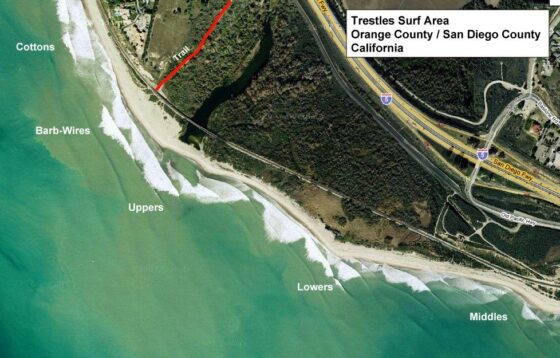 Lower Trestles é uma das joias do surfe californiano.