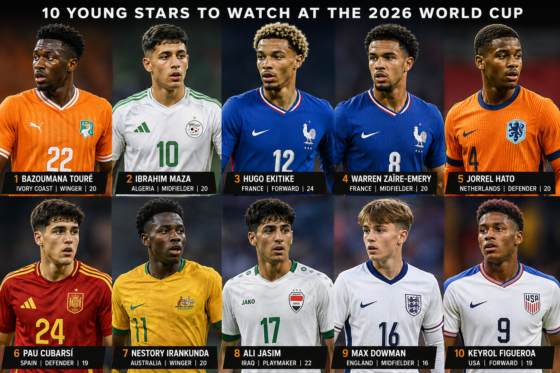 The 2026 FIFA World Cup could introduce a new generation of stars capable of dominating football for the next decade