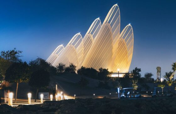 Zayed National Museum combines falcon-inspired design with traditional Emirati cooling technology.