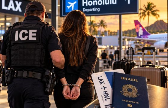 Passaporte brasileiro e REAL ID permitem a identificação para voos domésticos, mas não garantem status migratório regular.