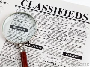 newspaper classifieds