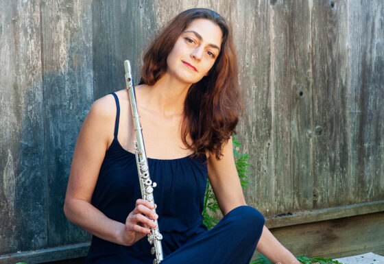 Musician Rebecca Kleinmann, photographed by Briana Waters.