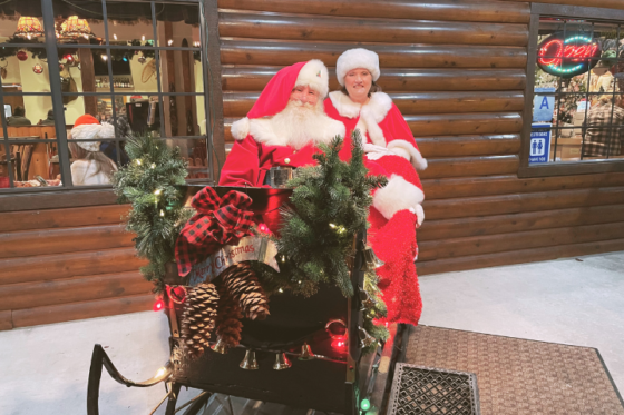 Santa and Mrs Clause