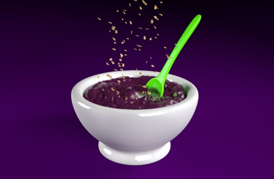 Acai has become famous throughout the world for its high nutritional value and rich flavo