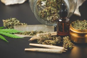 marijuana buds with marijuana joints cannabis oil 1