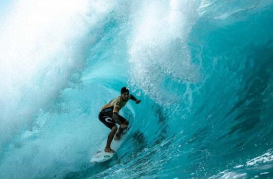 No Pipe Masters 2021, o brasileiro Gabriel Medina ficou em segundo lugar