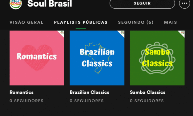 Já Conhece o Perfil da Soul Brasil no Spotify?