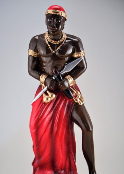 imagem exu orixa do candomble escultura em gesso 100 puro esculturas em gesso cheia pintadas a mao i e1733253054690