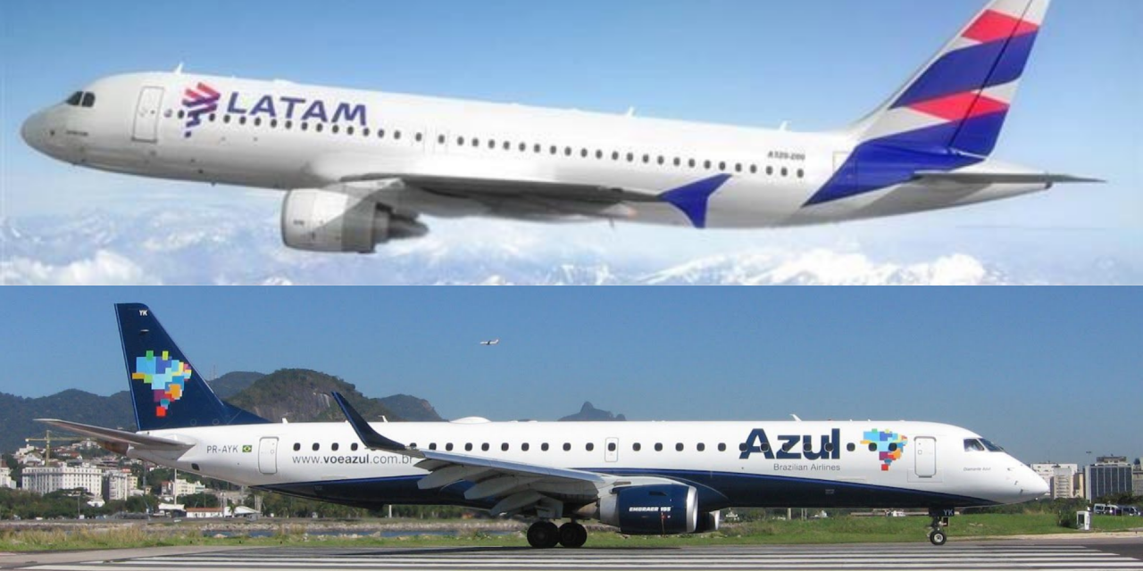 Latam e Azul Disputam Liderança da Aviação no Brasil e Existe Oferta em Jogo