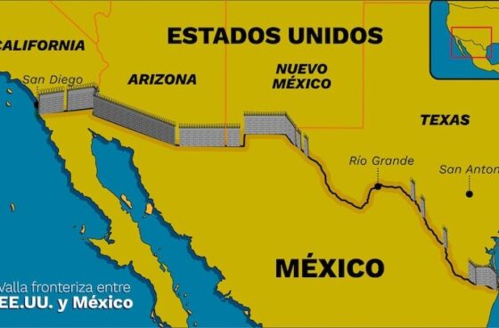 mapa de la frontera entre mexico y estados unidos e1717637666608