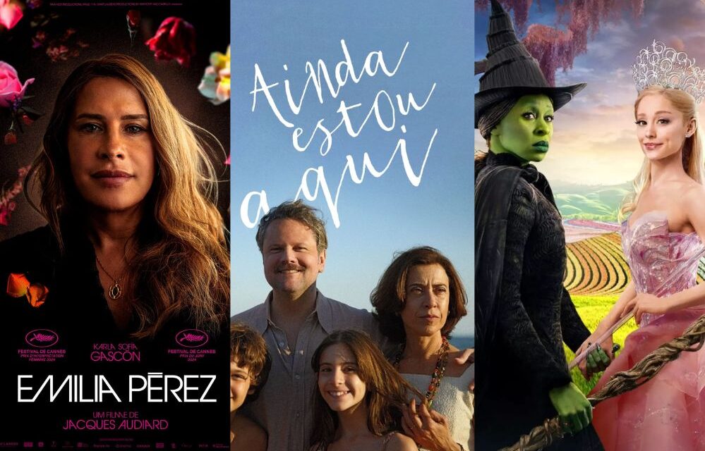 OSCAR 2025: “WICKED” MANTÉM O VOO; “EMILIA PÉREZ” MARCA HISTÓRIA E FILME BRASILEIRO FAZ FERNANDA TORRES FIGURAR ENTRE AS FAVORITAS