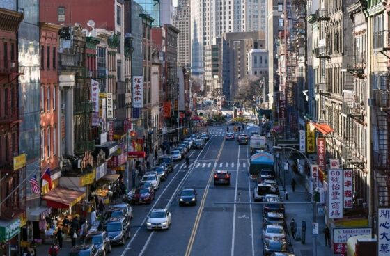 Image NYC Vista do Bairro de Chinatown