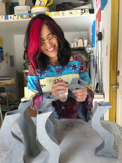 BRASILEIROS EM LOS ANGELES: COMO TUDO COMEÇOU 6 Image Brazilian Footprints LA Artist and Ceramist Sandra Zebu Lives in Los Angeles Since Late 80s Upgraded
