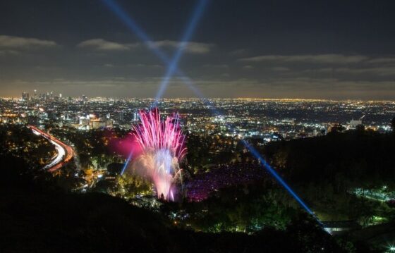 Hidden Sparks: 24 Free Places to Watch 4th of July Fireworks & Drone Shows in Southern California (2025 Edition) 2 Image Fireworks View from Part of Mulholland Drive Scenic Overlooks Between Studio City and Hollywood