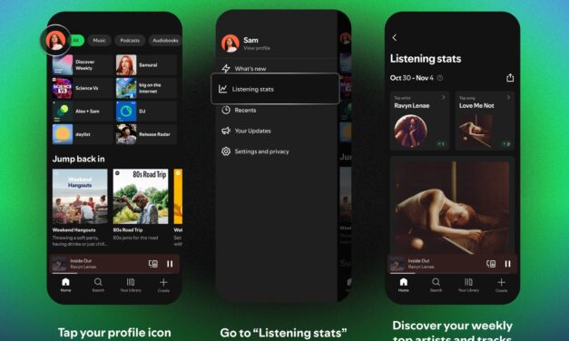 Spotify lança ferramenta “Listening Stats” que permite acompanhar estatísticas semanais de audição