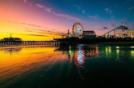 Image Vida nos EUA Vista do Iconico Pier de Santa Monica Durante um Lindo Fim de Tarde Foto de Divulgacao da Cidade de Santa Monica e1766264058487
